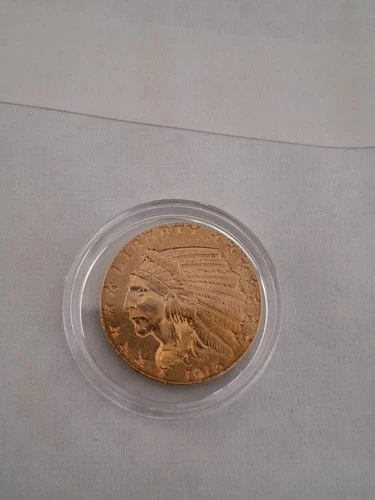 Photo of a 1916-S Indian Half Eagle from an eBay listing that sold on Jun 13, 2026