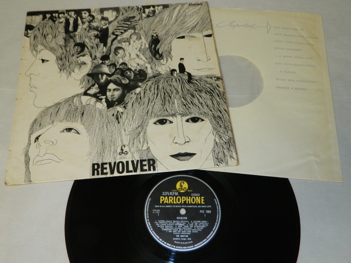 The Beatles Revolver UK 英盤 stereo 1stプレス Revolver (UK Stereo) • LP by The Beatles