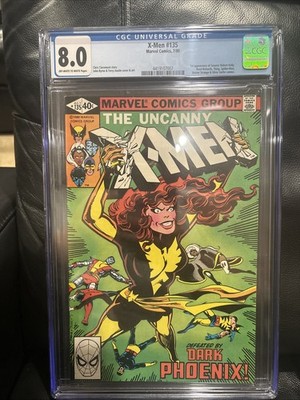 THE UNCANNY X-MEN 135 CGC 8.0 MARVEL COMICS 1980