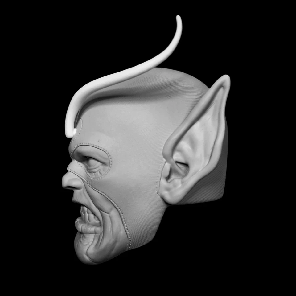 Marvel Legends Haslab Hombre Gigante Cabeza de Calavera SIN PINTAR Personalizada Impresa en 3D Foto 4 de 4