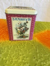 D M Ferry & Co Vintage Seed Tin See Pictures Details/Wear