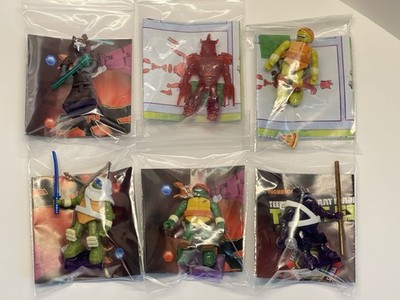 Mega Bloks TMNT Turtles Lot 6 Series 1 2 Splinter Shredder Donatello Rafael Leo