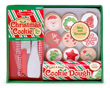 Melissa Doug Slice and Bake Wooden Christmas Cookie Play Food Set