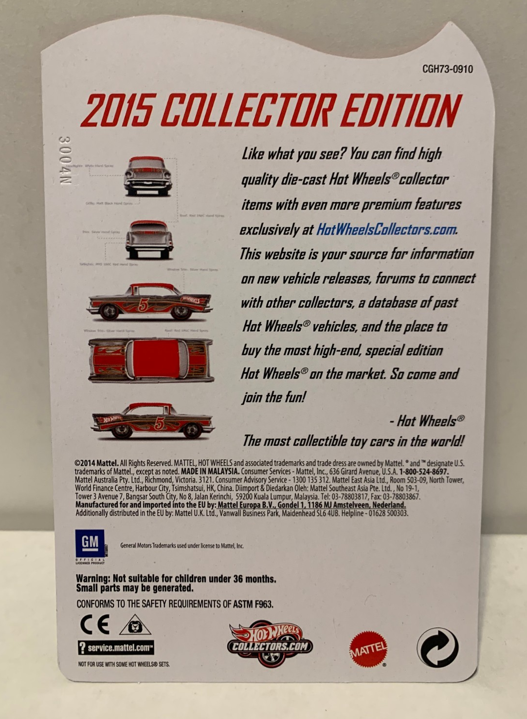 Hot Wheels Collector Vehículo de Colección 59 Chevy Delivery