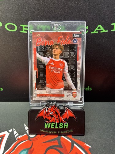 Topps 2026 Arsenal Team Set  Max Dowman Bona Fide Baller Red Ice 5/5 🔥EBay 1/1