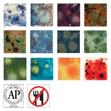 Mayco Jungle Gems Crystal Glaze 12-Color Set #2 - 4 oz. Jars