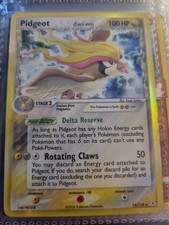 Pokemon Pidgeot Holo Card 14/110 EX Holon Phantoms Series