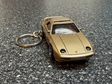 Porsche 928s Keychain Gold Hot Wheels Matchbox 928