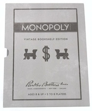 WS Game Company Monopoly Vintage Bookshelf Edition | Classic Monopoly Board Game