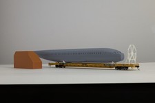 HO Scale Boeing 737 Fuselage and Cargo 15.25 ...