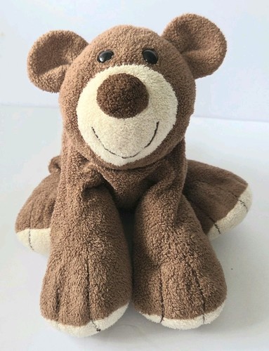 VINTAGE COMMONWEALTH SOFTHEARTED FRIENDS BROWN PLUSH TEDDY BEAR, FLOPPY 10" 