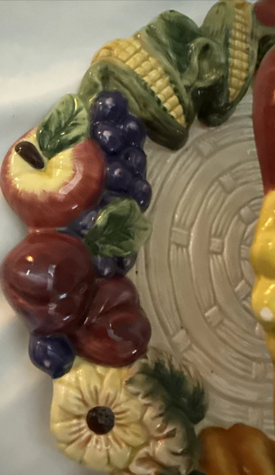 Bandeja para servir de 2 niveles Cracker Barrel otoño otoño acción de gracias 10 “x11” Foto 4 de 4