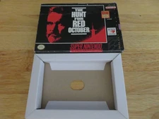 The Hunt for Red October (Super Nintendo, 1993) SNES *Box & Insert Only*NO GAME*