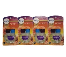 Pack Of 4-Febreze LUXE Plug In Scented Oil Refills SUMMER GOLDEN HOUR Limited Ed