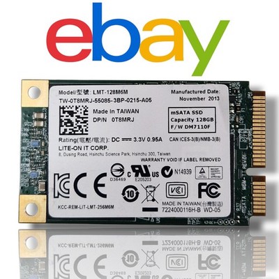   LiteOn LMT-128M6M 128GB mSATA SSD | DM7110F | SATA III    #FF114