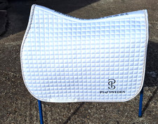 OFFERTA PS Of Sweden Saddlery Signature Jump Saddle Pad Elite BIANCO FULL SIZE (V66)