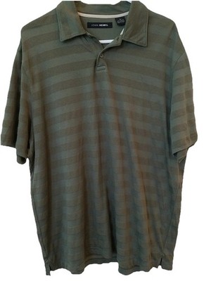 John Henry Shirt XL Men's Polo Green Golf  Short Sleeve