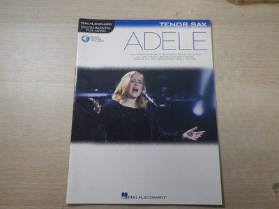 Adele Tenor Sax Instrumental Play Along Hal Leonard PBK Sheet Music