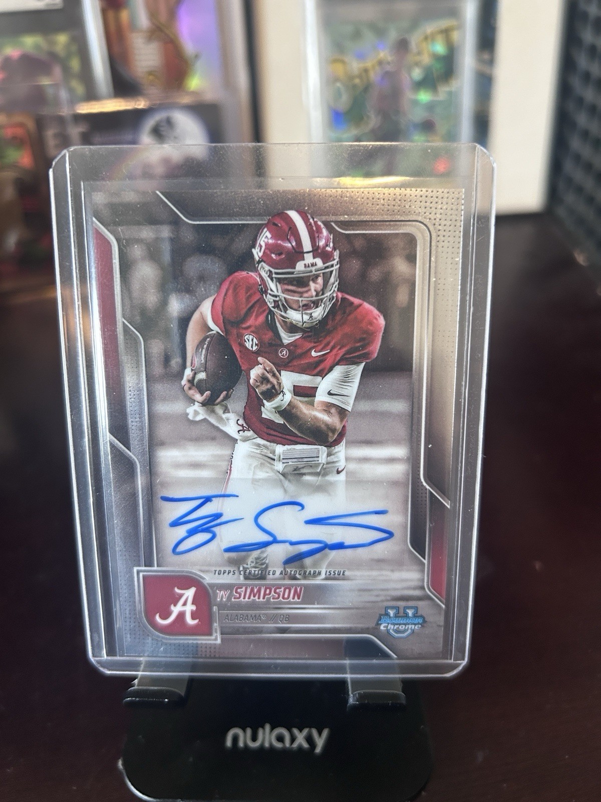 2025 Bowman University Chrome - Chrome Prospect Autographs Ty Simpson #BCA-TS