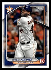 Yordan Alvarez 2024 Bowman #53 Houston Astros