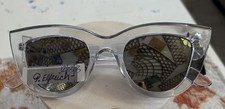 BCBGMAXAZRIA SUNGLASSES B854 CLEAR 48/22/140 NEW 