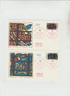 France 1981  2 FDC  Red Cross issue   good condition