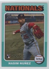 2024 Topps Heritage High Number Aqua Border Nasim Nunez Nasim Nuñez #687 lh0