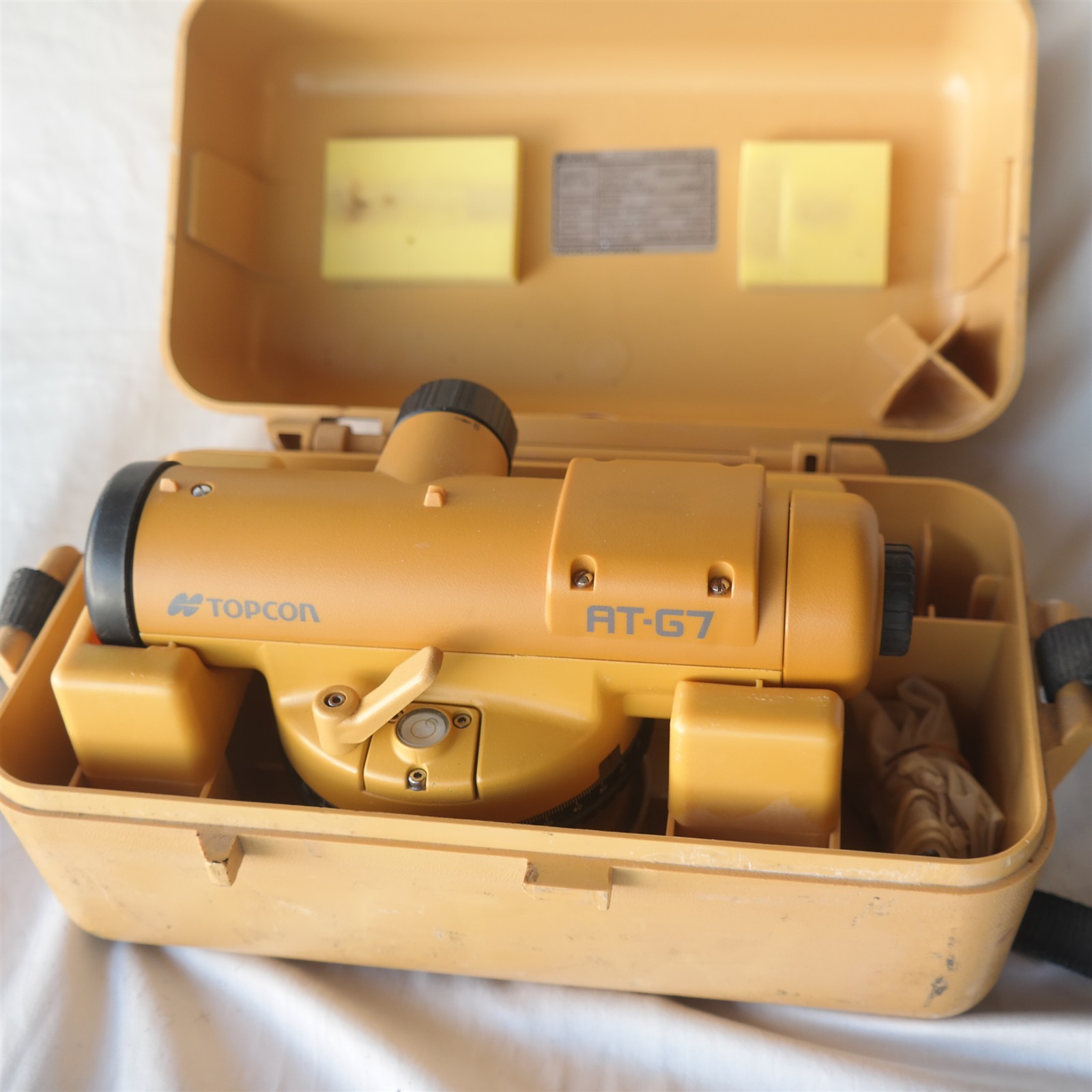 Vtg TOPCON AT-G7 Auto Level Transit Survey Scope W/ Case Excellent