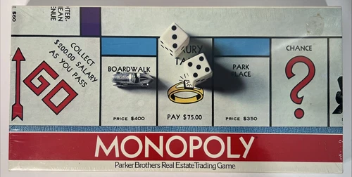Vintage Parker Brothers Monopoly No 9 Sealed Board Game