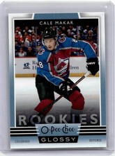 2019-20 O-Pee-Chee Glossy Rookies Blue Cale Makar RC Colorado Avalanche #175