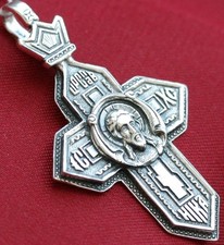 XVI C STYLE SILVER 925 RUSSIAN ORTHODOX CROSS NEW CHRISTIAN JEWELRY ONLINE