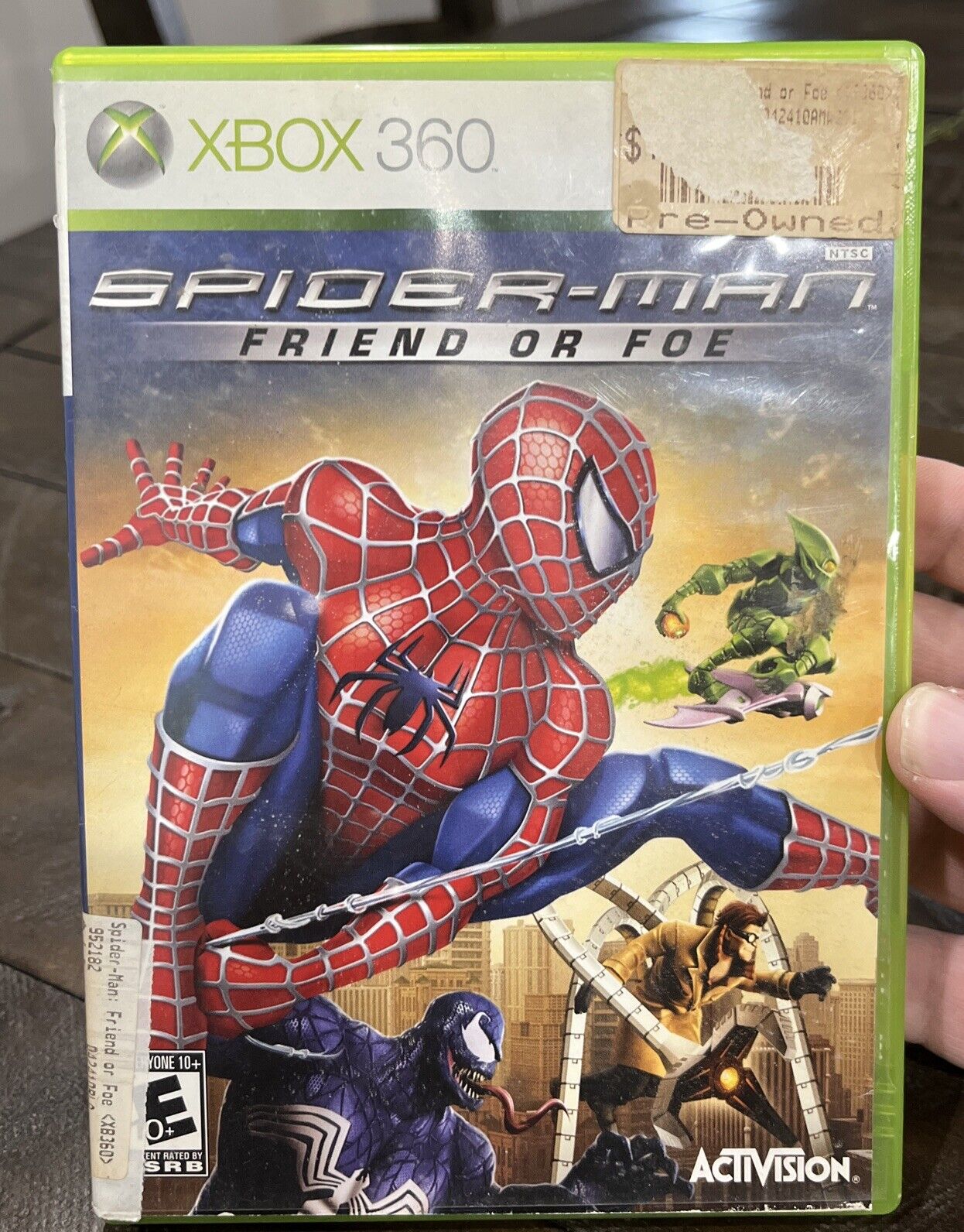 Spiderman Friend or Foe Xbox 360 Game