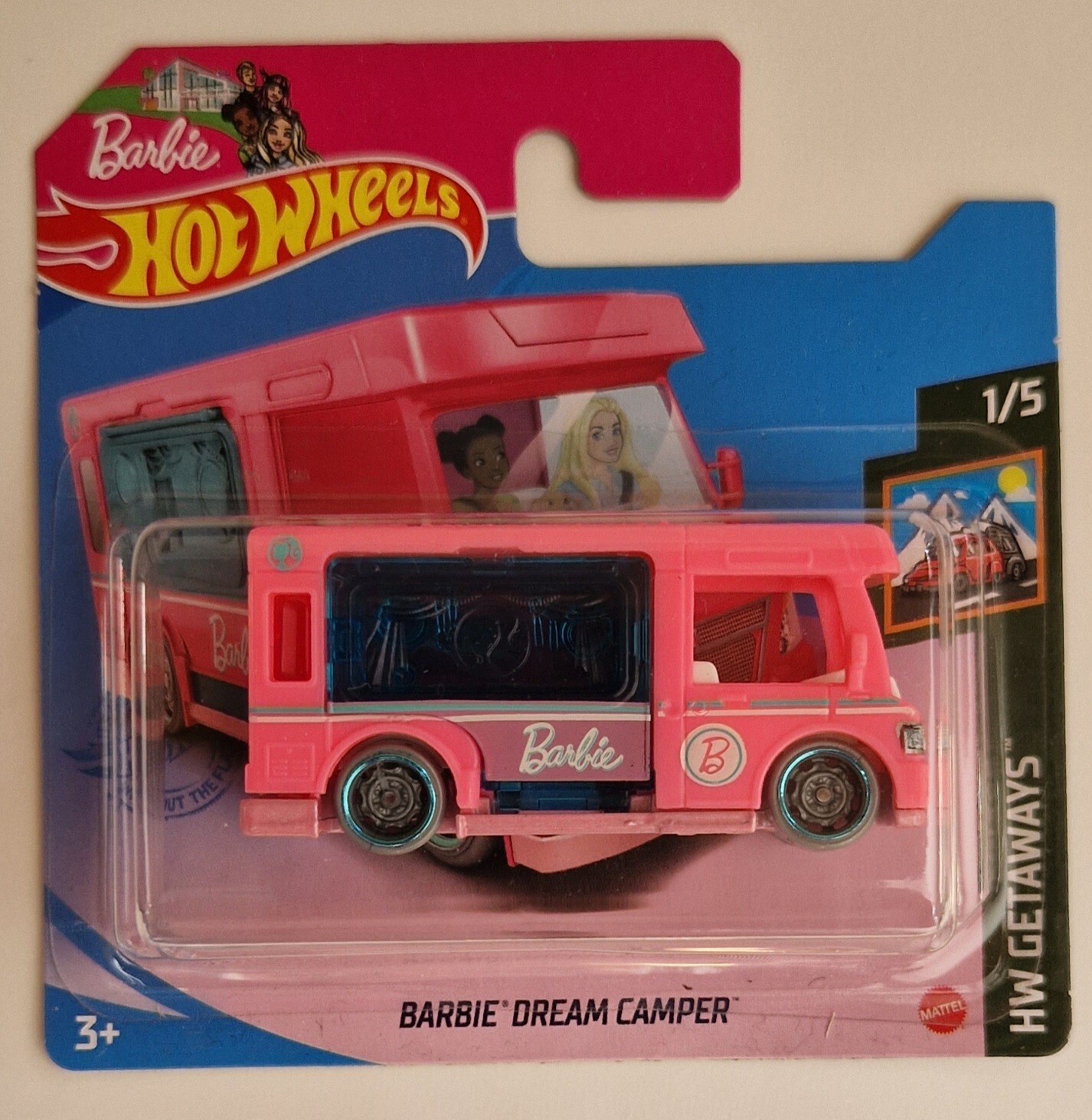 Hot Wheels BARBIE Dream Camper - HW Getaways 21/250 Short Card