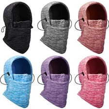 Windproof Fleece Balaclava Ski Full Face Mask Neck Warmer Hood Winter Sports Cap