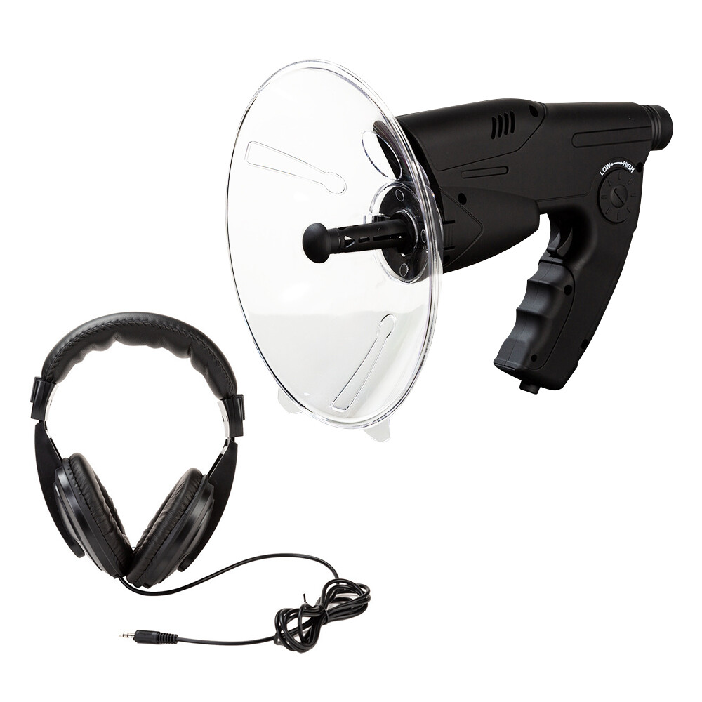 Parabolic Sonic Listening Device Microphone Amplifier Spy Bionic Ear