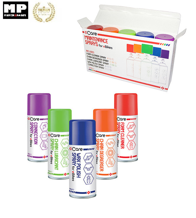 Weldtite Pack Nettoyant Lubrifiant pour protéger votre e-bike de l'usure prématurée de la chaîne
