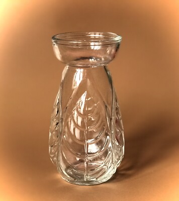 Vase à Jacinthe Facetté Vintage 1960 Allemagne De L'Est | Parfait état