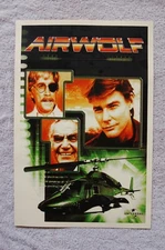 Airwolf TV show promotional poster  