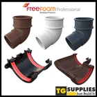 Professional Quality PVC Half Round Guttering Unions Shoes Downpipes ALL COLOURS
