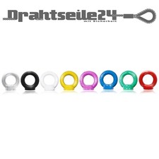 Ösenmutter M6 M8 M10 M12 Silber Schwarz Weiß Gelb Lila Blau Grün Rot Ringmutter