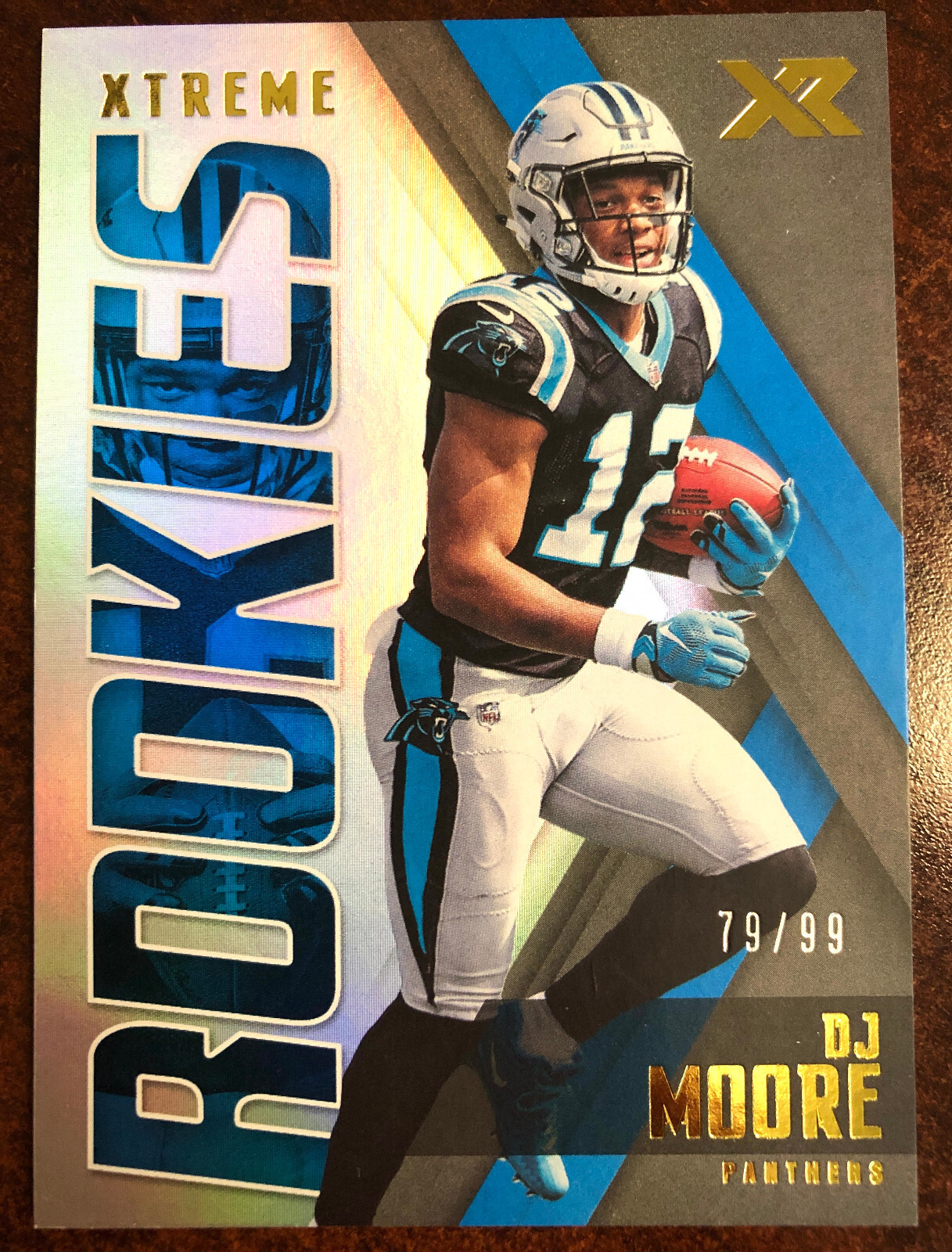 2018 Panini XR DJ MOORE Xtreme Rookies X-7 SP RC /99 Carolina Panthers Bears
