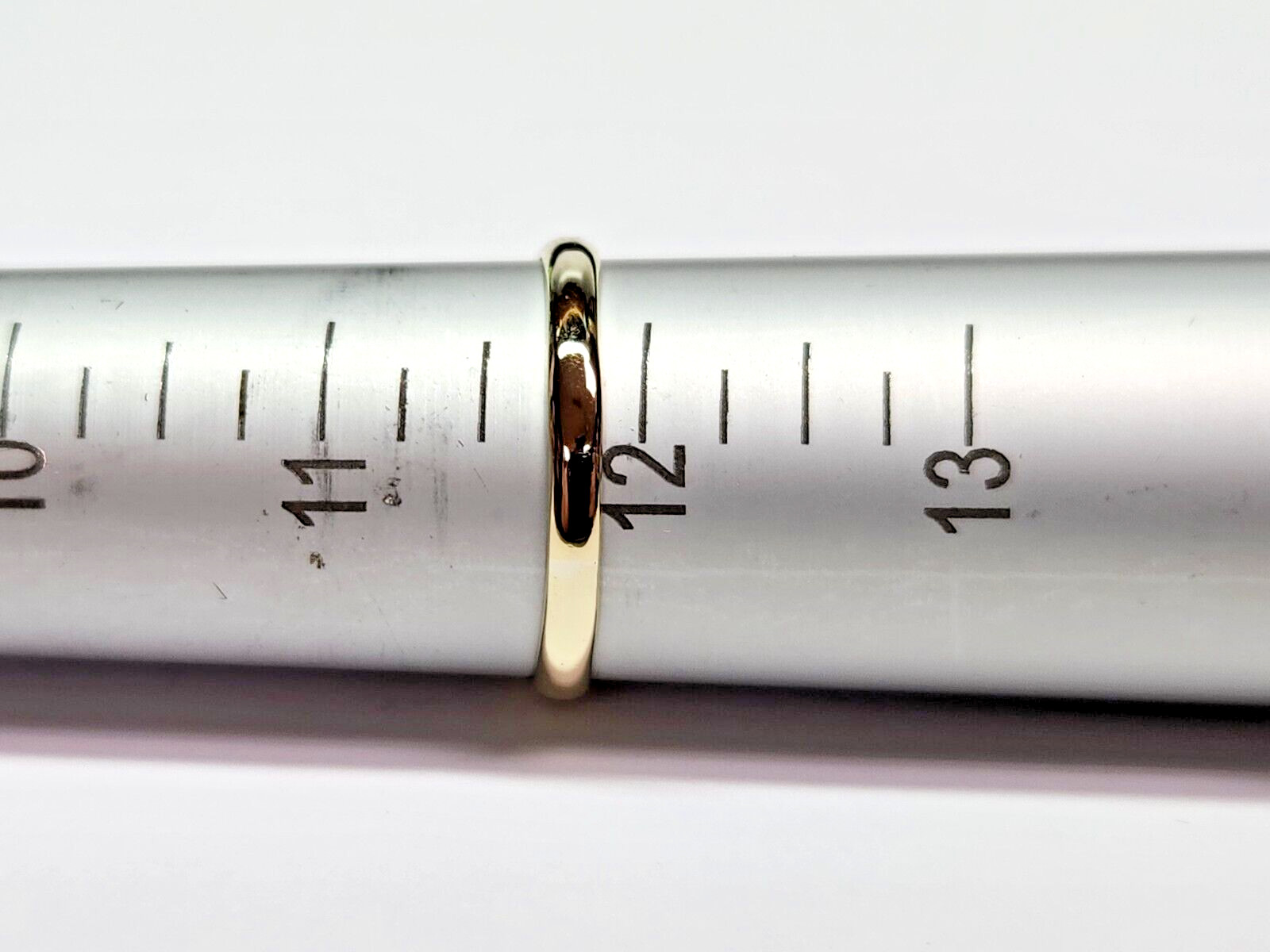 1940s 13k Gold Lab Created Ruby Split Shank Semi … - image 19