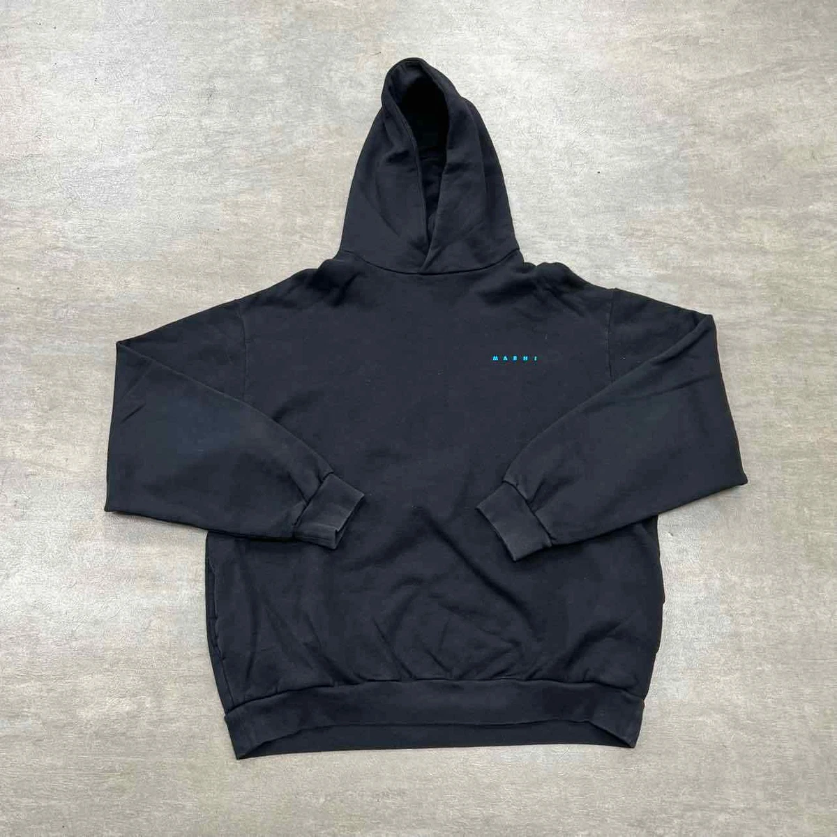 Marni White Flower Puzzle Hoodie