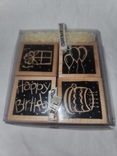 CLOSE TO MY HEART WOOD MOUNTED Rubber Stamp Set