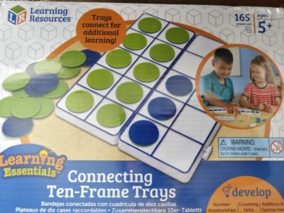 Lernressourcen Verbinden Zehn-Rahmen Lernspiel für Kinder Tabletts