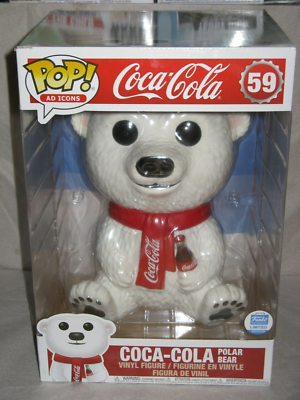 Funko Pop Ad Icons Coca-Cola Coke Polar Bear #59 Jumbo 10” | eBay