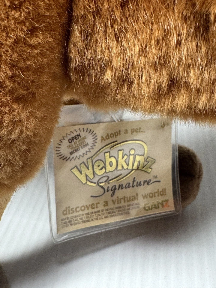 Ganz Webkinz Signature Wild Bactrian Camel WKS1055 New Attached Sealed Tag Code - Image 3 of 4
