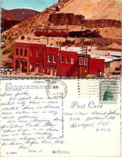 Central City and Train Hill Climb Colorado CO Postcard