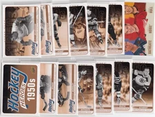 2011-12 Upper Deck Hockey Heroes 1950's Set With Painting  #1-13   *6073
