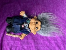 Troll Russ and Company inc. Grandpa with cane Grandma Trolls collectible
